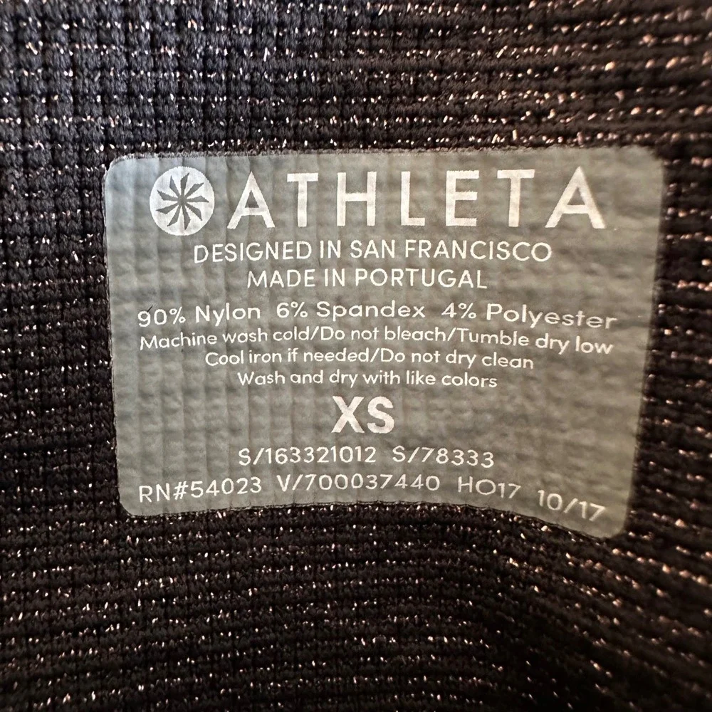 Athleta Seamless‎ High Waisted Leggings in Metallic Brown